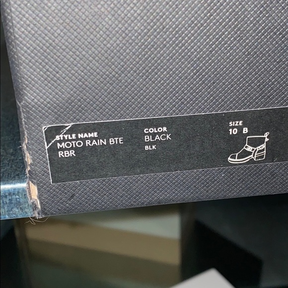 AUTH NIB COACH MOTO RAIN BOOTS US9 or US10 - Picture 12 of 12